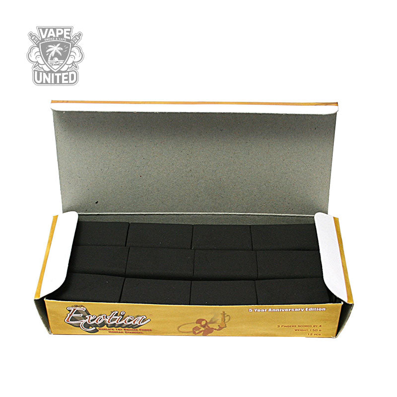 Exotica Hookah Charcoal - 12 pcs