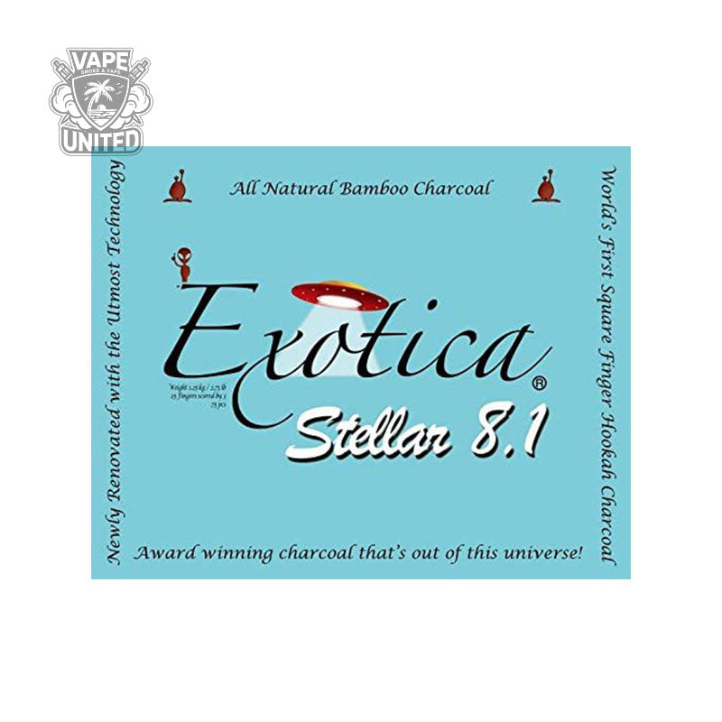 Exotica Hookah Charcoal - 75 Pcs