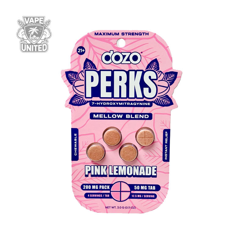 DOZO PERKS 7-HYDROXYMITRAGYNINE (50mg) - 4 tabs