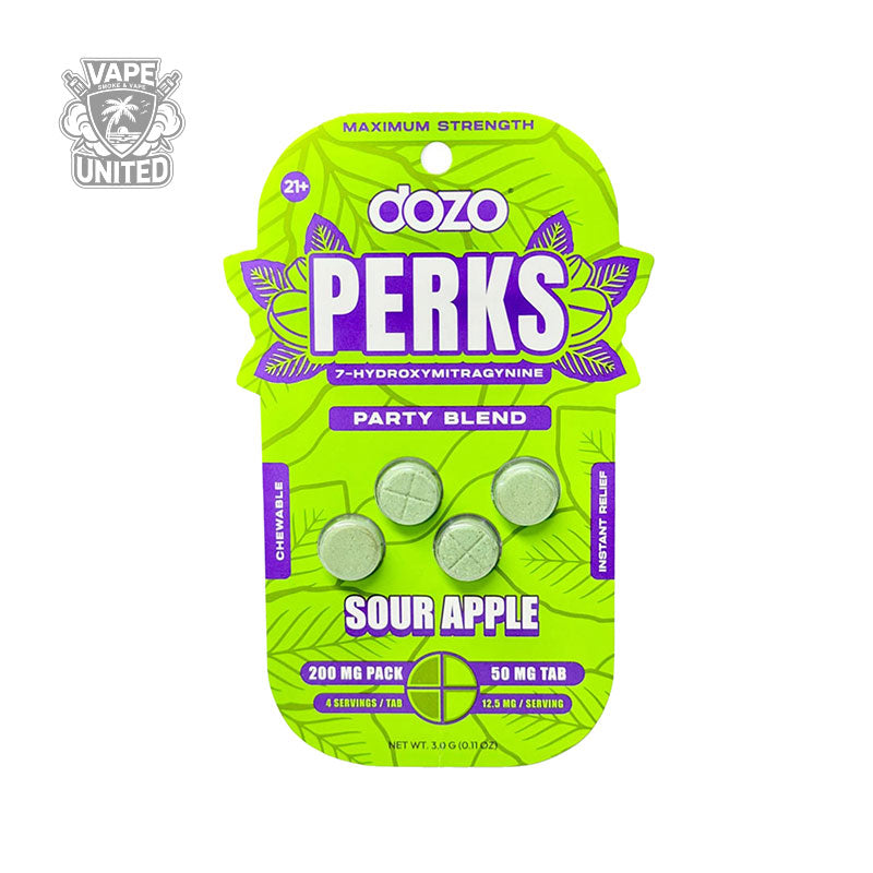 DOZO PERKS 7-HYDROXYMITRAGYNINE (50mg) - 4 tabs