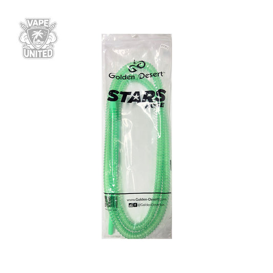 Golden Desert Hookah Hose - Green